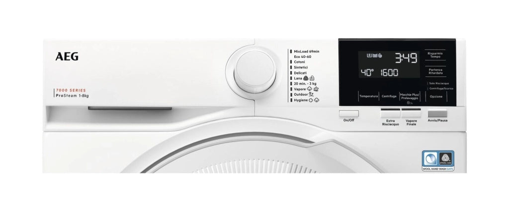 AEG LR7G86CW Lavatrice serie 7000 ProSteam® 8 kg