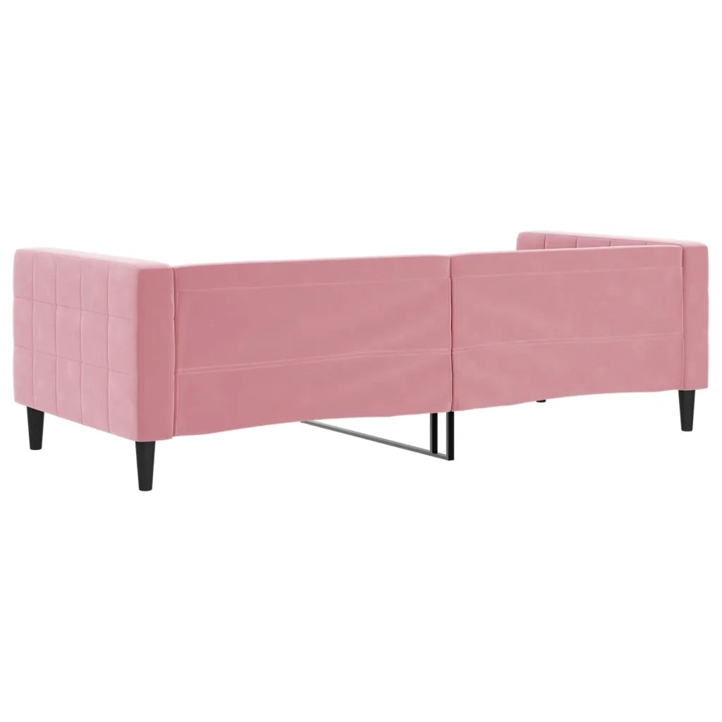 Letto da Giorno Rosa 90x200 cm in Velluto 354011