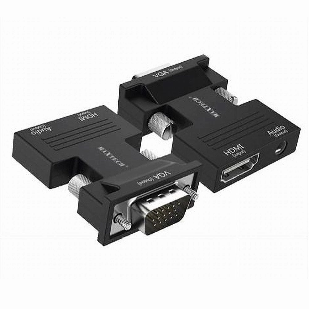 Trade Shop - Adattatore Convertitore Video Audio Hdmi A Vga Proiettore Lettore Dvd Tv Chd-avga -