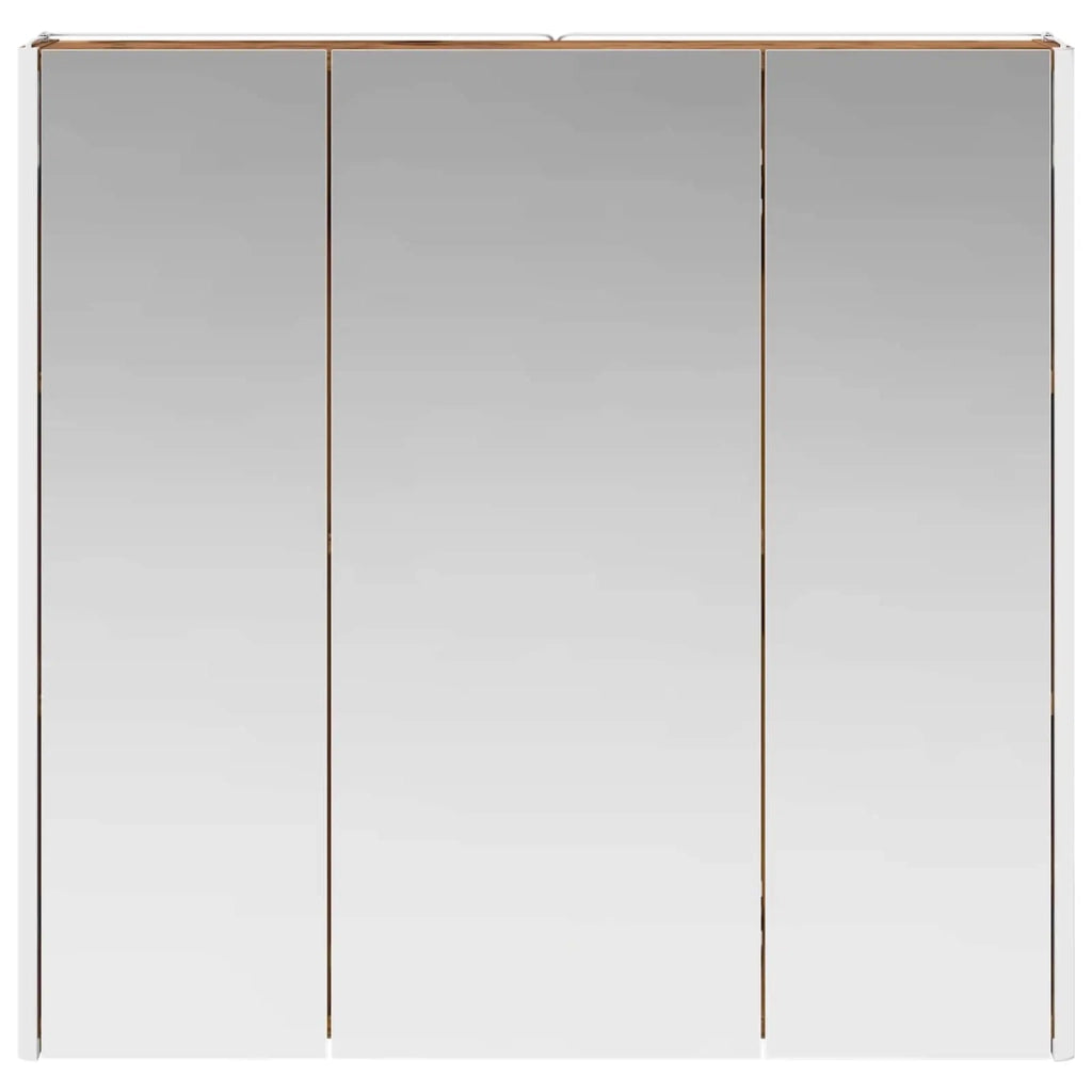 Mobiletto per specchio da bagno con lo scaffale Legno vecchio 889261