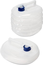 Ottima jerrycan trasparente 5L con maniglia, idonea per campeggio, camper, outdoor e viaggi, stabile e BPA-free