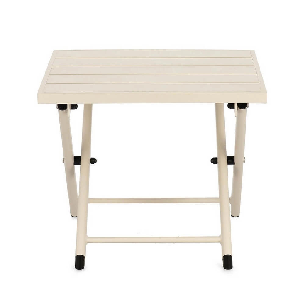 Tavolino da giardino pieghevole in alluminio 44x43 cm - AURE