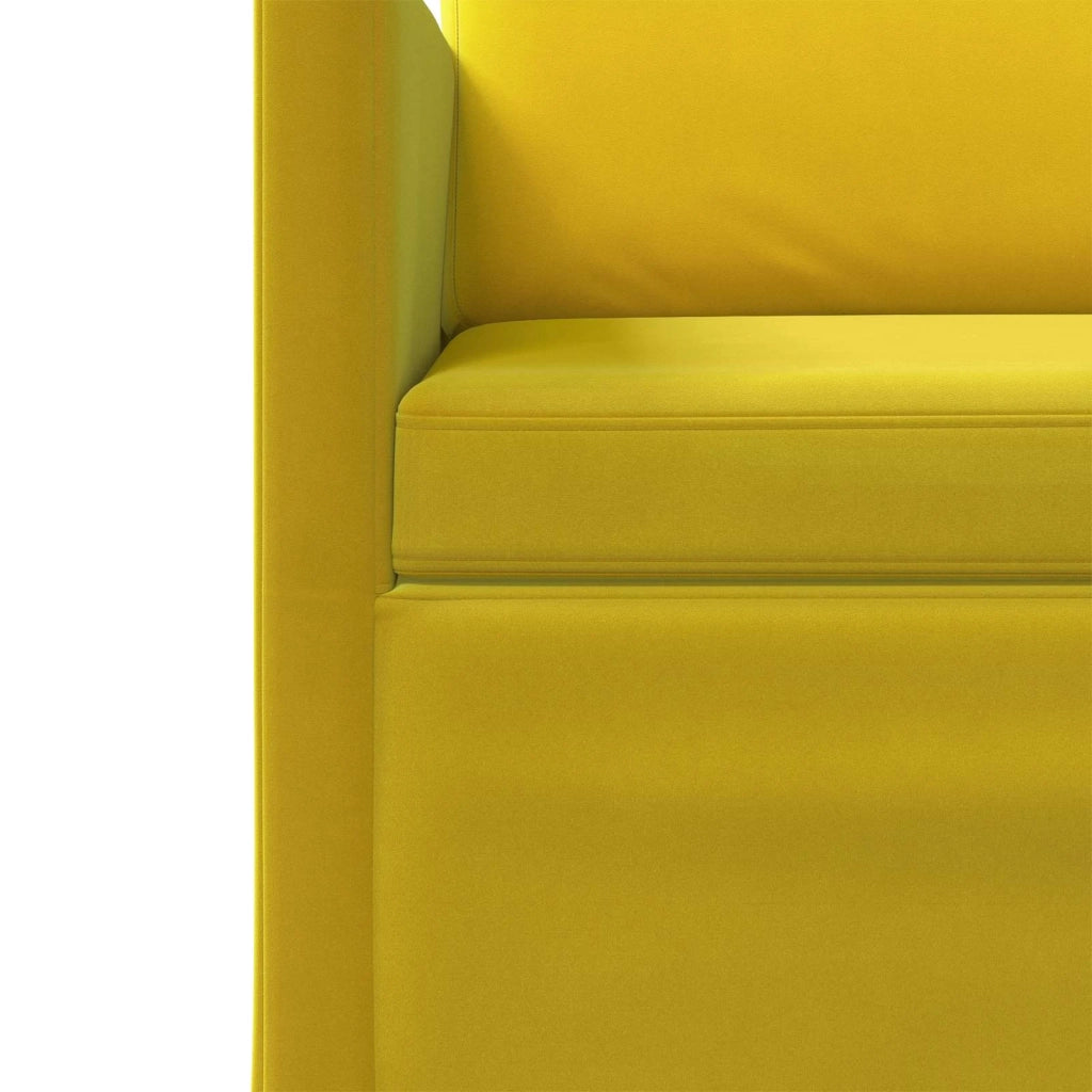 Set di divani 2 pcs Giallo Velluto (V) 3433210