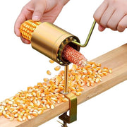 Strappatore di Mais con Manico in Legno Ergonomico - Dorso Manuale di Mais con Progetto di Chiusura a Viti - Spogliatura Efficiente - Per Agricoltori - Peso 480g