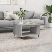 Tavolino da Salotto-Tavolino da soggiorno-Tavolo Grigio Sonoma 60x50x40 cm Legno Multistrato 142305