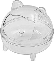 Tenda per Hamster con Sabbiera Grande - Tenda per Hamster per la Stanza da Bagno - Sabbiera per Hamster - Transparente - Resistente allo Shock - Facile da Pulire - Toiletto per Hamster