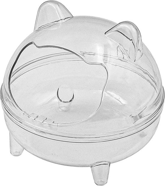 Tenda per Hamster con Sabbiera Grande - Tenda per Hamster per la Stanza da Bagno - Sabbiera per Hamster - Transparente - Resistente allo Shock - Facile da Pulire - Toiletto per Hamster