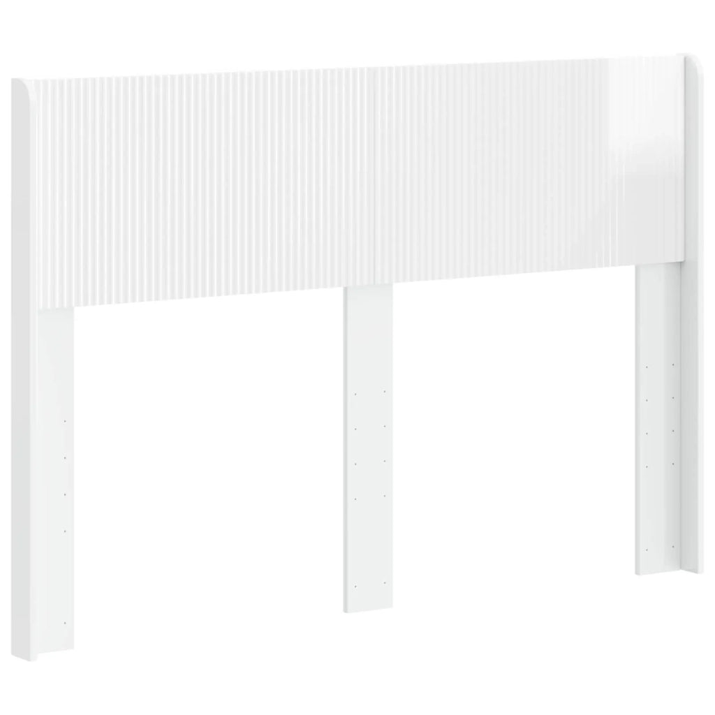 Testiera Letto Bianco Lucido Legno ingegnerizzato 889679