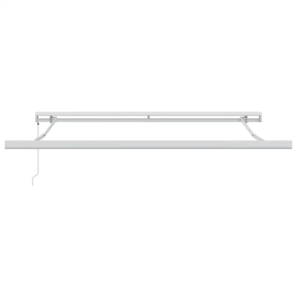 Tenda da Sole Antracite e Bianca 3x2,5 m Tessuto e Alluminio 3216123