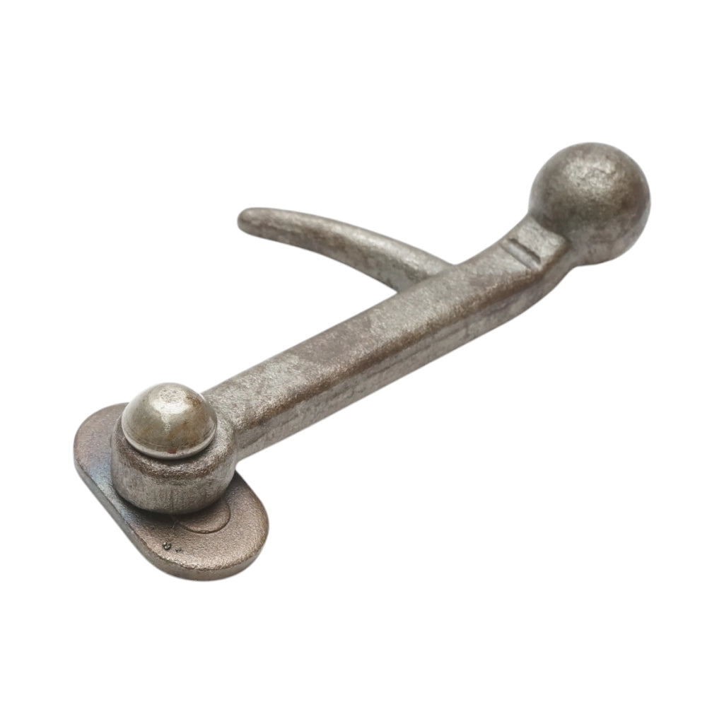 Chiusura della saracinesca del rimorchio sinistro con sfera e occhio 155x70x30mm
