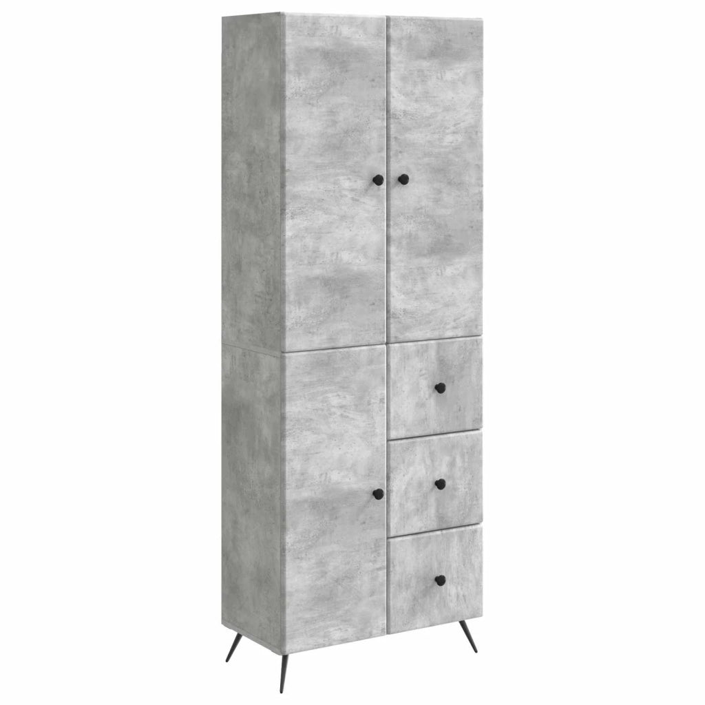 Set di armadi 2 pcs Grigio Cemento Legno ingegnerizzato 3416901