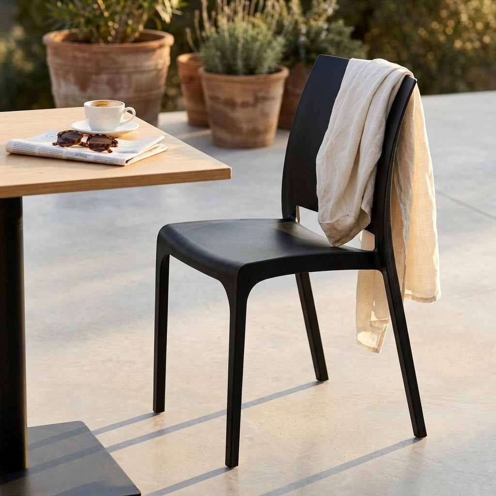Sedia da Giardino in Polipropilene cm 46x54x80 - VOLGA