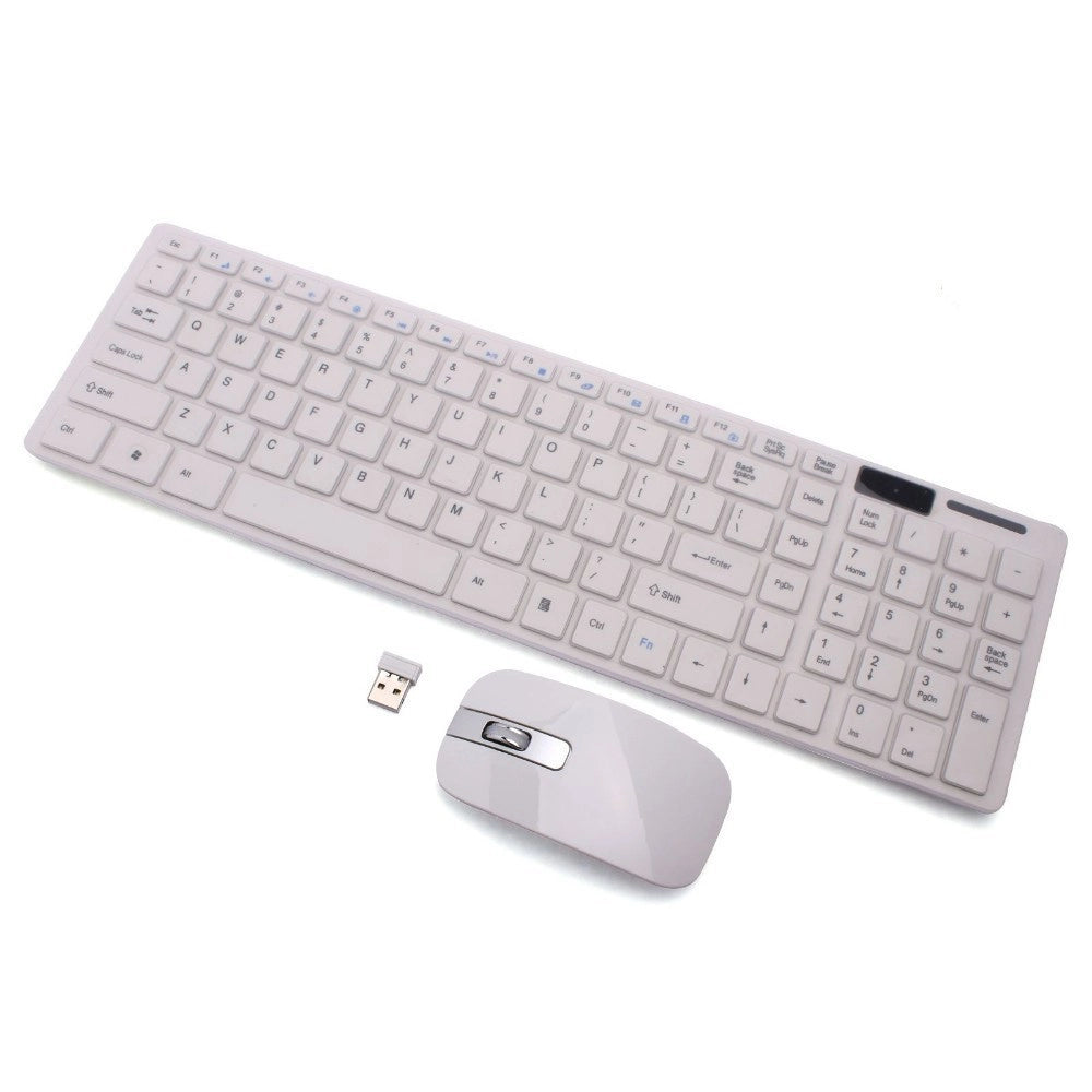 Trade Shop - Tastiera E Mouse Wireless - Mini 320x141x25mm Dimensione - 2.4g - 10 Metri -