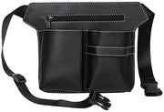 ONF3 - Tas per strumenti per capelli - Tas professionale per capelli - Materiale PU - Nero - Tas con cinturino - Ideale per uso in salone e domestico - Compatta...