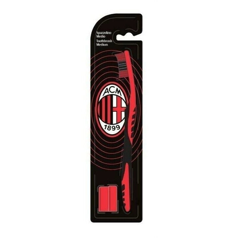 SPAZZOLINO AC MILAN CON SETOLE MEDIE