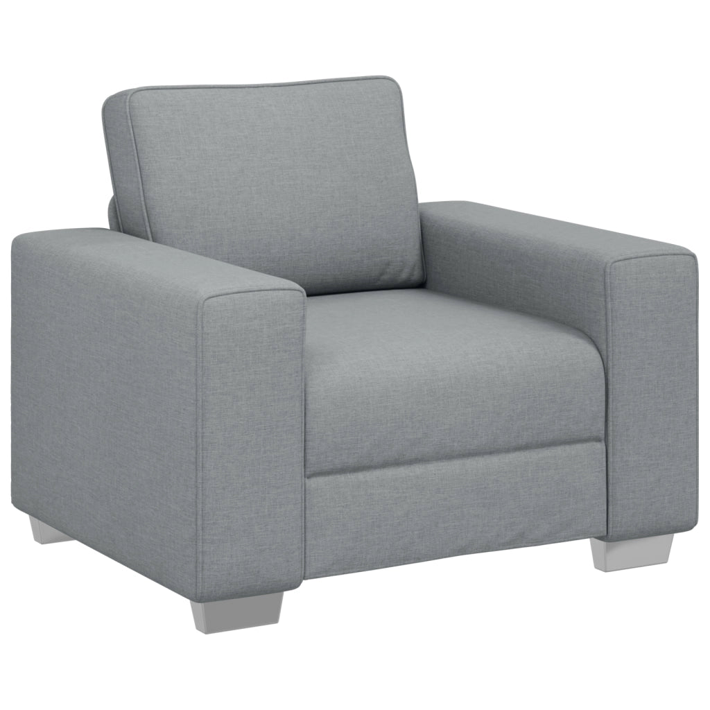 Sedia Sofa  Grigia Chiara 59 cm in Tessuto