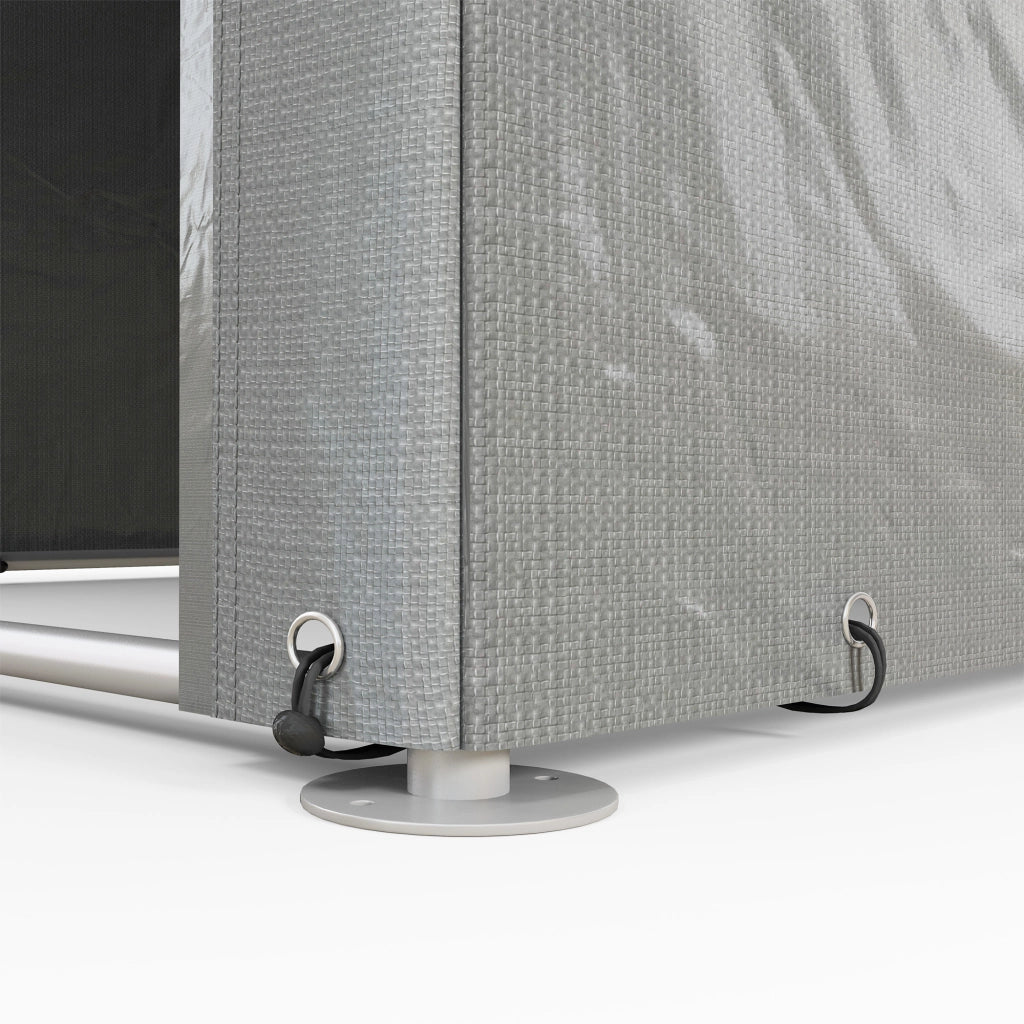 Tenda Garage per Bici e Moto ¨C Xylo ¨C Anti-UV 1.6x2m Grigio Chiaro