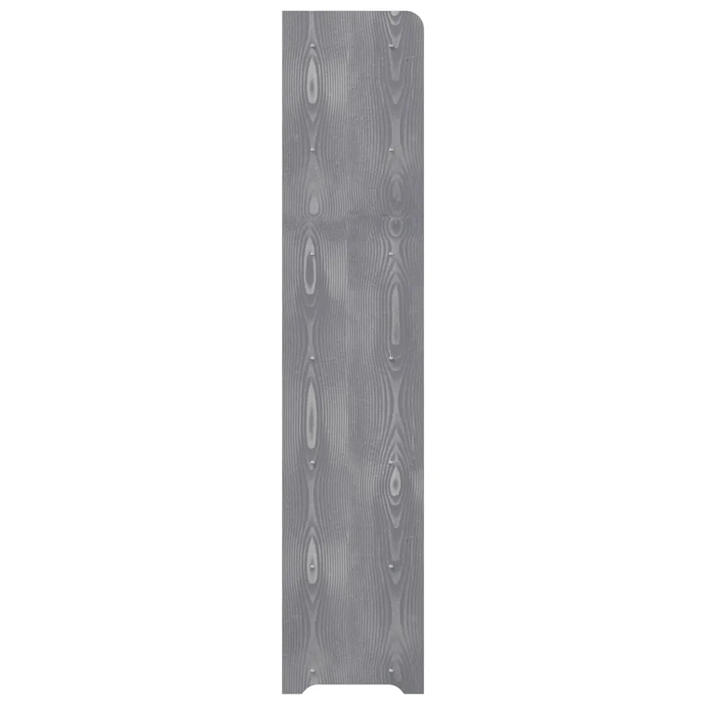 Scarpiera Grigia 90x24x117 cm in Legno Multistrato 327356