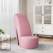 Poltrona a Forma di Scarpa con Tacco in Similpelle Rosa 248648