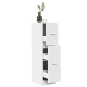 Armadietto da Farmacia Bianco 30x41x118 cm in Truciolato