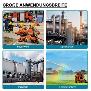 Adattatore in alluminio da A 133 mm a B 75 mm per accoppiamenti Storz