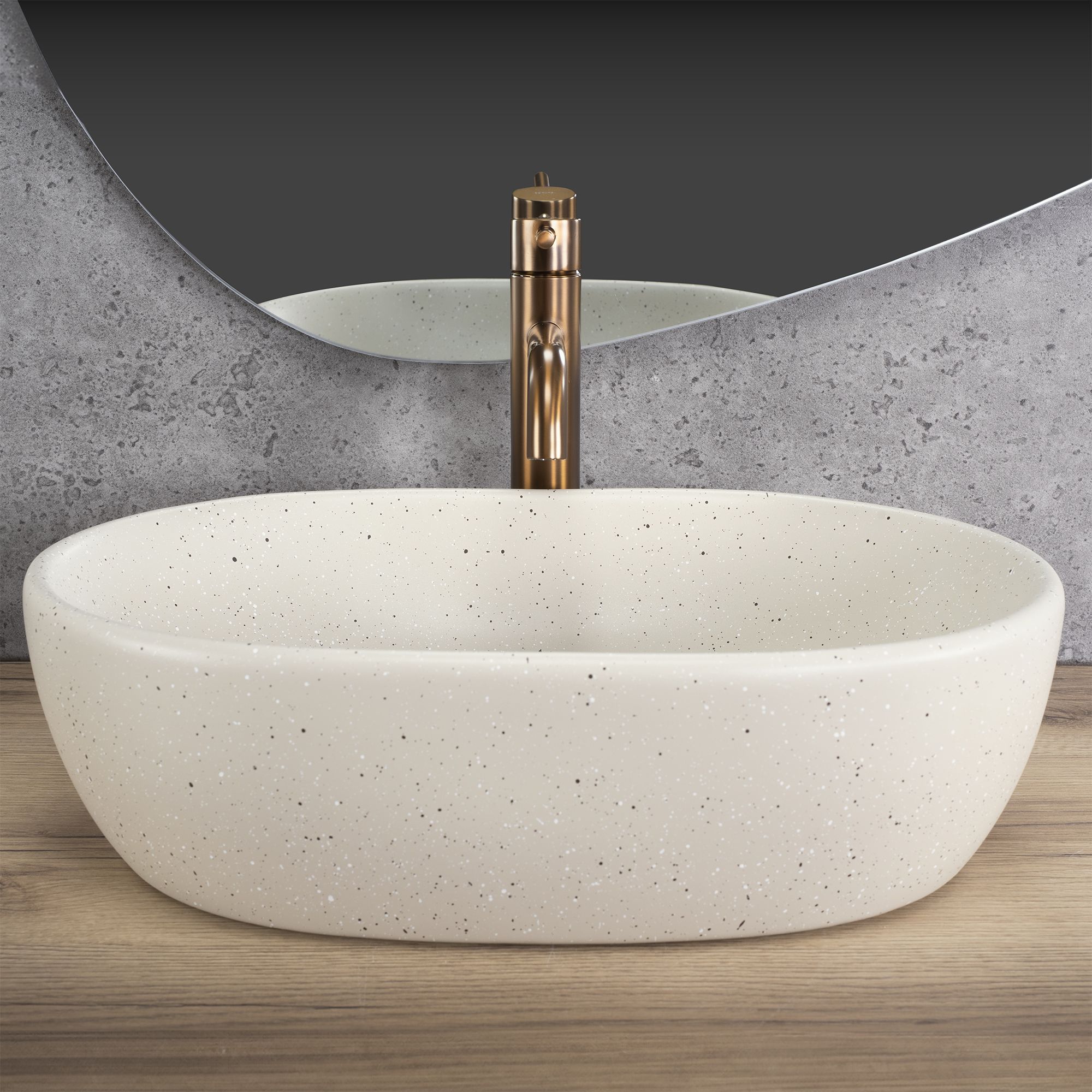 Lavabo Da Appoggio Rea Amelia Sandy