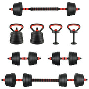 Set di manubri 4-in-1 20 kg Nero e Rosso CFW4987590