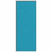 Zerbino d'ingresso moderno rettangolare per interni/esterni 120 x 300 cm resistente antiscivolo in poliammide ciano 02_0057952