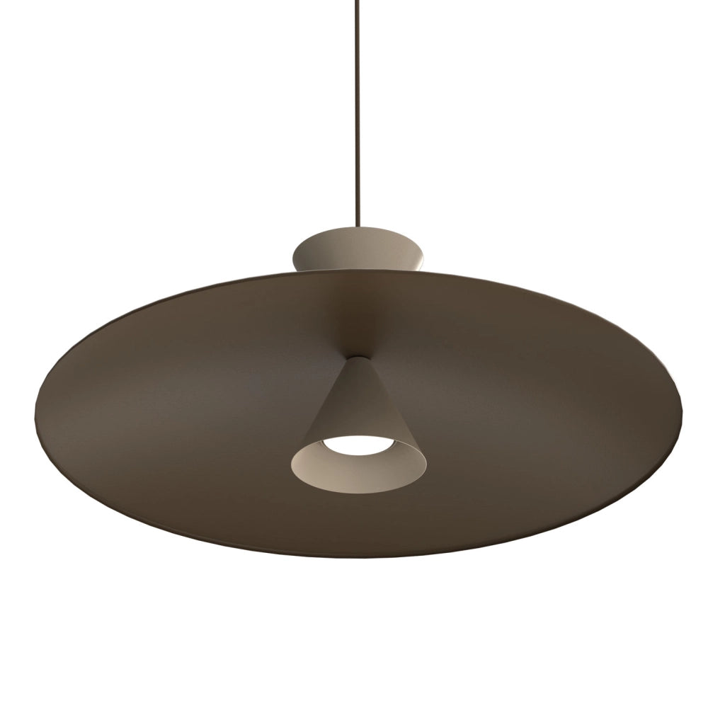 Lampada a sospensione Mistic 1x GX53 marrone beige Luminex