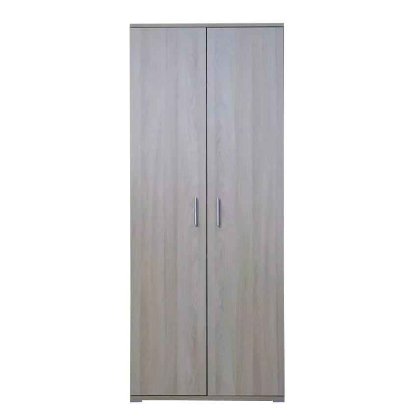 Armadio 2 Ante 6 Ripiani 72,3x36x177,1 cm in Truciolare Nobilitato Olmo
