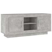 Mobile TV multimediale mensola TV credenza mobile TV sala da pranzo soggiorno camera da letto 102 x 35 x 45 cm legno ingegnerizzato grigio 02_0025570