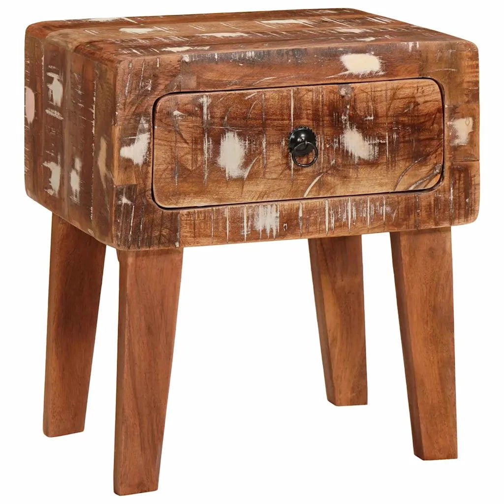 vidaXL Tavoli da Fine Multicolore legno massello di riciclo