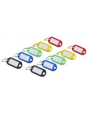 Portachiavi con etichetta PVC 73X38MM - 10 pezzi - THIRARD