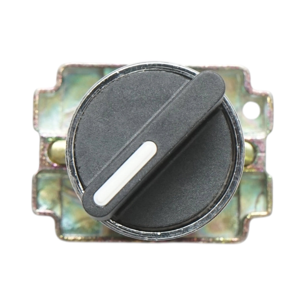 Selettore a 2 posizioni con ritorno, nero, 1NO, 400V/10A, LAY5-BD41 Breckner Germany