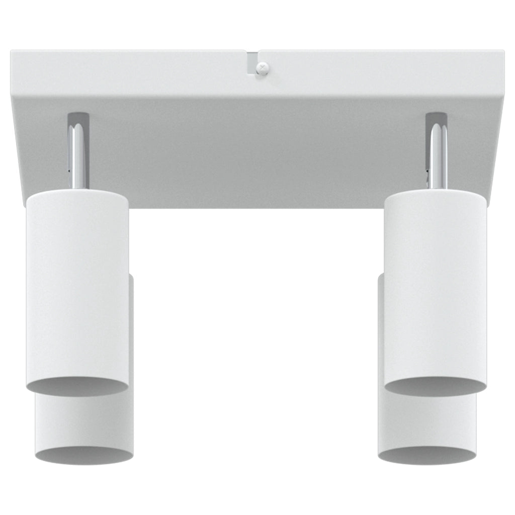 Faretto da soffitto 4 vie regolabile bianco GU10