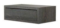 Mensola da Parete 1 Cassetto 45x13,4x23,7 cm in Fibra di Legno Lego Maxi Rovere Scuro