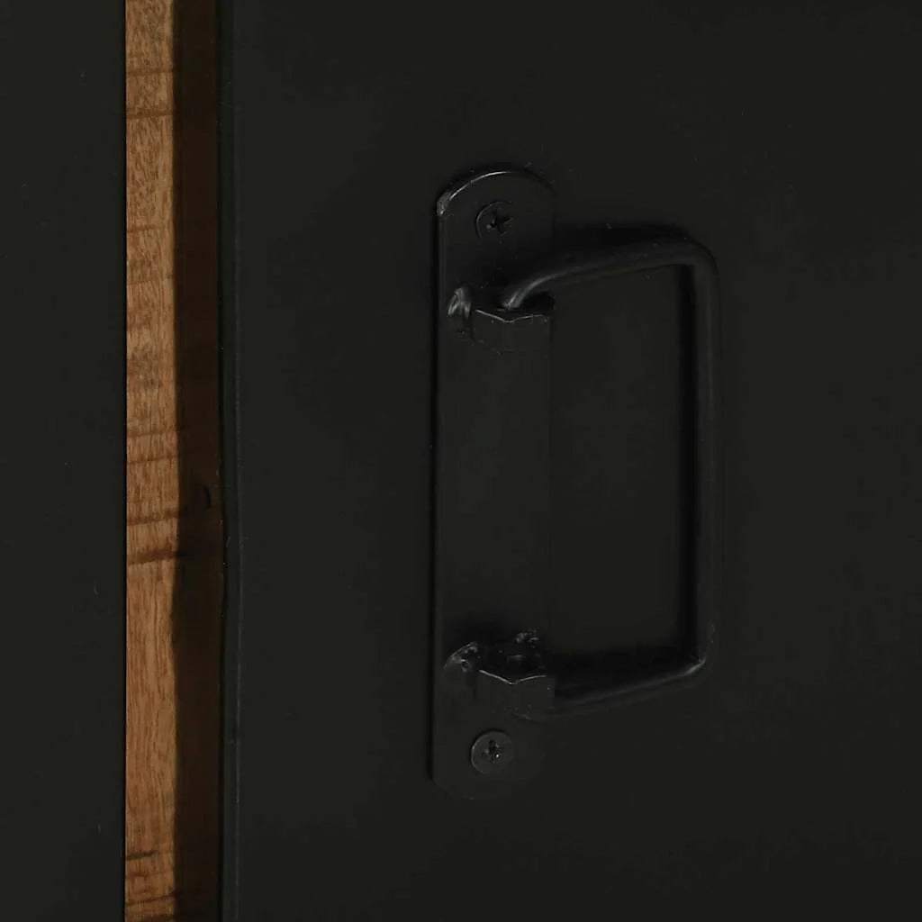 Mobile da bagno moderno 40 x 35 x 90 cm con pratici ripiani stile contemporaneo legno di mango marrone 02_0057648