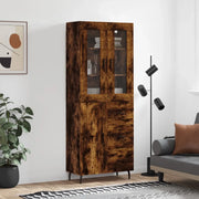 Credenza Rovere Fumo  69,5x34x180 cm in Legno Multistrato 3198486
