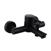 Trade Shop - Rubinetto Bagno Ultra Moderno Nero Opaco Miscelatore Orientabile Per Vasca 87395 -