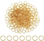 Anelli di Accoppiamento - Aperti - Creare Gioielli - Acciaio Inossidabile - 6 mm - D'oro