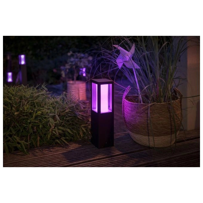 Philips 17431-30-P7 Hue White and Color ambiance Impress Piantana per Esterni LED Dimmerabile 1200 lm 2000-6500 K IP44 colore Nero