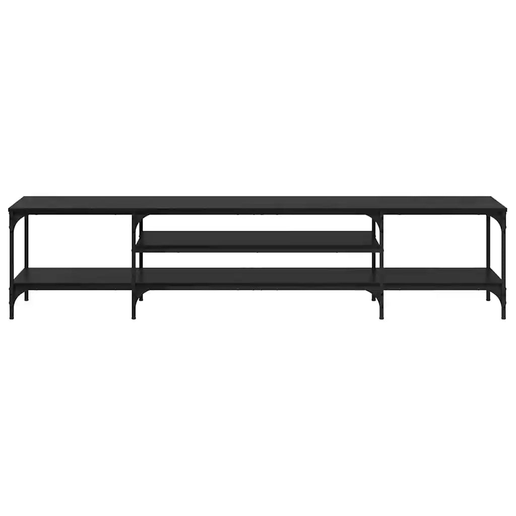 Mobile TV-Credenza per TV-Console TV Rovere Nero 201 x 35 x 45 cm