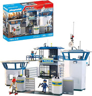 PLAYMOBIL Police Command Center Set da gioco con statuine, centro di comando,Eta 4-10 anni