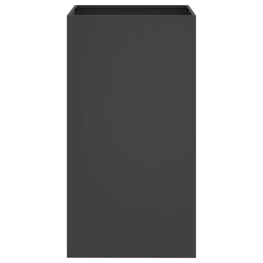 Fioriera Nera 42x38x75 cm in Acciaio