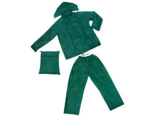 IMPERMEABILE GIACCA/PANTALONE IN NYLON VERDE  tg. XXXL    EXCEL