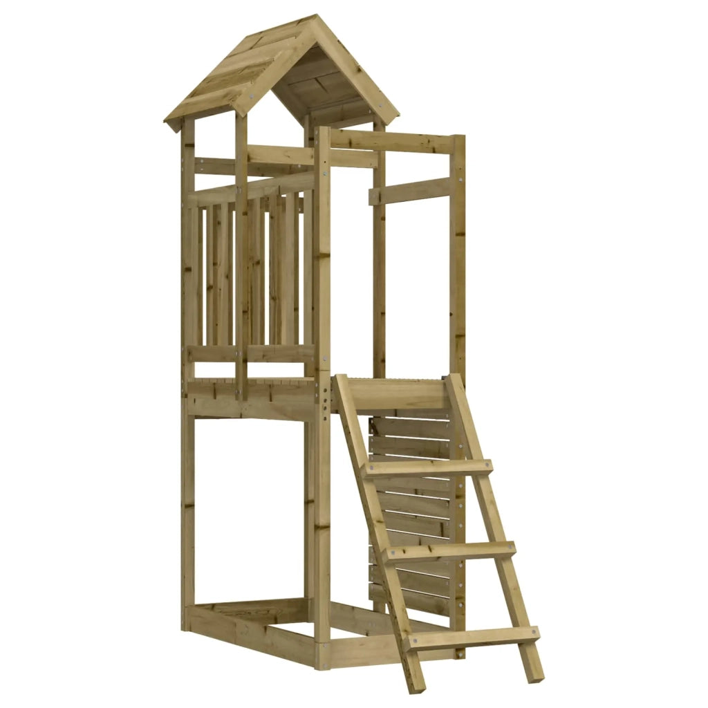 Torre da Gioco Marrone Legno Impregnato Solido