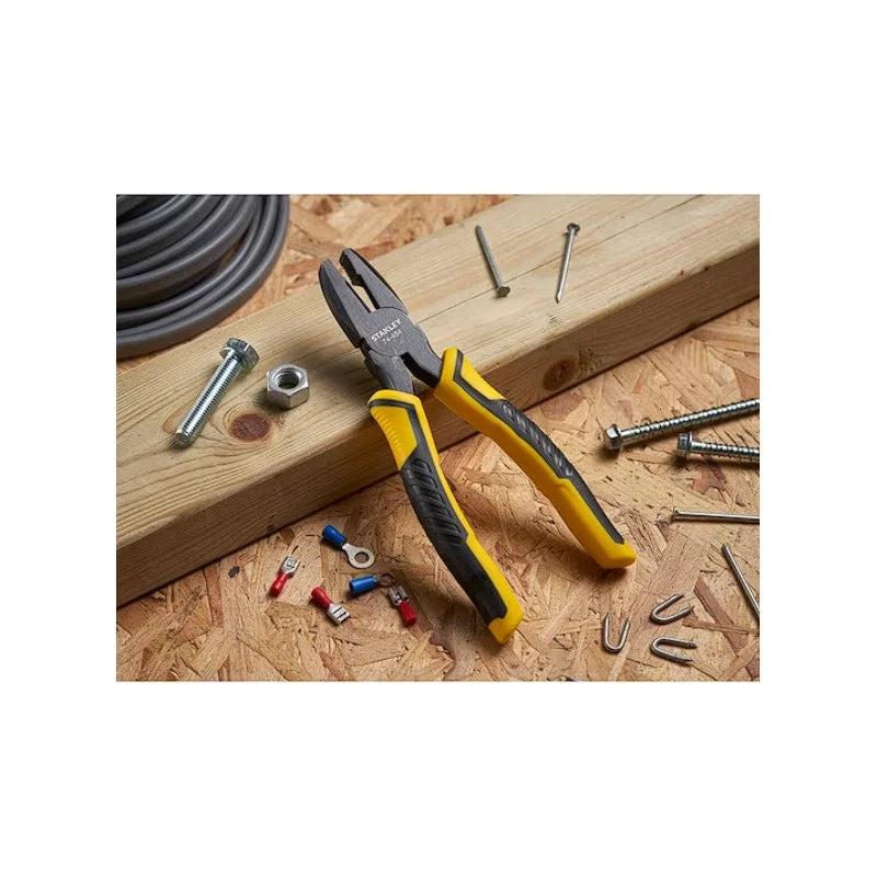 Set di 3 pinze universali da 18 cm, taglierina diagonale da 15 cm e cerniera da 25 cm Stanley