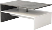 Vicco Tavolino da salotto Mike, Calcestruzzo, 90 x 60 cm, adatto per riporre riviste e telecomandi