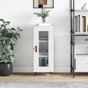 Credenza-Buffet-Armadio da cucina Bianco Lucido 34,5x34x90 cm in Legno Multistrato 274680
