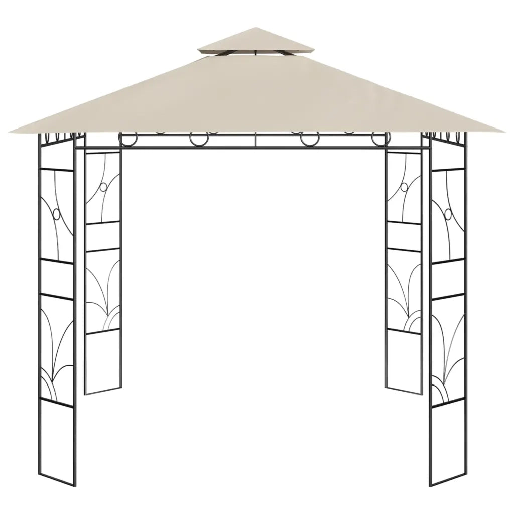 Gazebo 3x3x2,7 m Crema 160 g/mÂ²cod mxl 71362